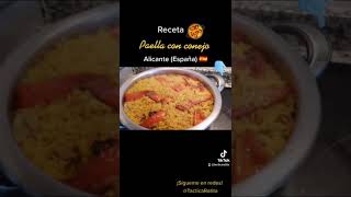 Como hacer una Paella 🥘 de conejo paso a paso receta paella de conejo alicantina España 🇪🇸 [upl. by Annaej]