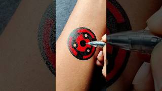 Sharingan eye  Madara Uchiha tattoo idea tattoo tattooideas anime animeart shorts [upl. by Salomi768]