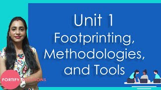 Unit 1 Footprinting Methodologies and Tools  Introduction to Ethical Hacking [upl. by Ferriter147]