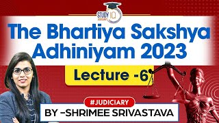 The Bhartiya Sakshya Adhiniyam 2023  BSA  Lecture 6  Section 911  Judiciary exams [upl. by Assilana]