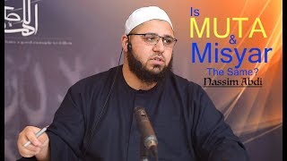 Is Muta Same As Misyar Marriage  Nassim Abdi [upl. by Remle]