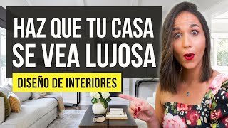 Transforma tu Casa en un Espacio de LUJO  TOP 7 Tips Diseño de Interiores Elegante y Lujoso [upl. by Clintock]