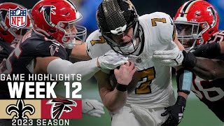 New Orleans Saints vs Atlanta Falcons Game Highlights  NFL 2023 Week 12 [upl. by Dorris126]