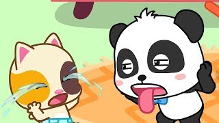 Panda Kiki Cuida del Gatito Timi  Cuidado del Bebé  Canciones Infantiles  BabyBus Español [upl. by Eedissac]