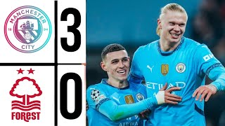 Man City Vs Nottingham Forest 30 premier league all Goals and Extended Highlights 2025 [upl. by Booker873]