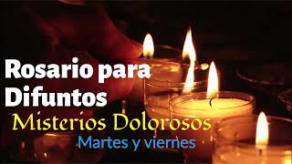 ✝️𝙍𝙊𝙎𝘼𝙍𝙄𝙊 𝙋𝘼𝙍𝘼 𝘿𝙄𝙁𝙐𝙉𝙏𝙊𝙎 Misterios Dolorosos Martes y viernes  📿Oraciones catolicas  Orar Unidos [upl. by Gamal]