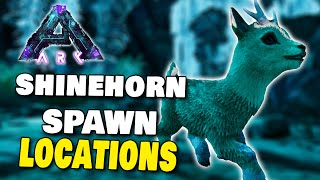 SHINEHORN SPAWN LOCATION ON ABERRATION IN ARK SURVIVAL ASCENDED [upl. by Clova830]