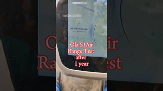 OLA S1Air Range test after 1 year 🫣 ola rangetest olas1air [upl. by Jorin]