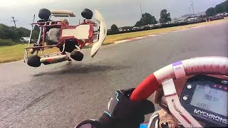 Epic onboard Kart rolls at Whilton Mill 20072022 [upl. by Reave89]