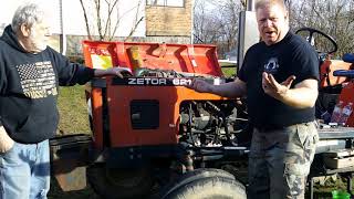 Zetor 6211 Radiator Removal and Flush [upl. by Liddle152]