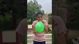 Saksham ka balloon 🎈Kisne phulaya 😱😂 shorts chhavisakshukimastii [upl. by Airegin]