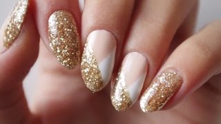 Nail Art Facile  Des Paillettes♡ [upl. by Ettevahs593]