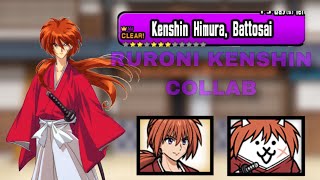 Ruroni Kenshin Collab is BACK in Battle Cats All New Kenshin Cat [upl. by Rikki]