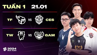 VKE vs MBE BO3  TF vs GAM BO3  VCS 2024 MÙA XUÂN  TUẦN 6  02032024 [upl. by Semadar]