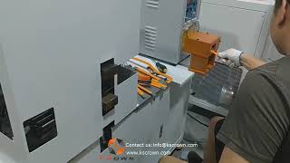 Threestation PA12 Insulated Copper Busbars Stripping Machine  Suzhou Crown [upl. by Noryahs]