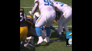 Bud Dupree intercepts the Justin Fields pass vs Pittsburgh Steelers [upl. by Ioj]