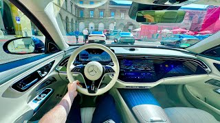 New Mercedes EClass Test Drive POV 2024 [upl. by Woodhouse628]