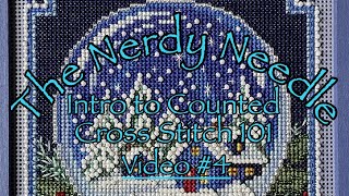 Intro to Cross Stitch 101 Video 4 Backstitch French Knots Beading amp Fully Finish Your Project [upl. by Buatti877]