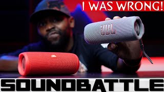 JBL Flip 6 vs Flip 5  Review amp Sound Battle  With Binaural Sound Sample [upl. by Breed43]