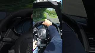 Audi R8 V8 Spyder at Prescott Hill Climb course POV May 2024 [upl. by Rdnaskela]