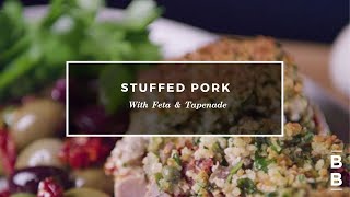 Feta and Tapenade Stuffed Pork Tenderloin [upl. by Maddock]