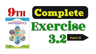 class 9 maths chapter 3 exercise 32 new book  32 math class 9  ex 32 Partii Genuine Learnings [upl. by Narhet]