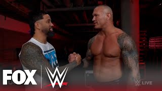 Jey Uso apologizes to Randy Orton swears to be out of Bloodline for good  WWE on FOX [upl. by Carlstrom]