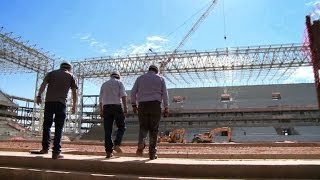 7 Monate vor WM Brasilien kämpft mit Zeitplänen und Protesten [upl. by Helgeson]