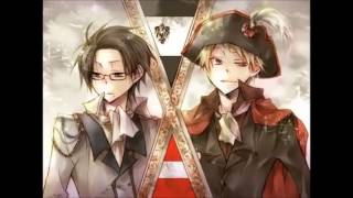 Marukaite Chikyuu Austria x Prussia Awesome Waltz [upl. by Aleakim814]