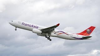 TransAsia Airways plane crashes on landing in Taiwan kills dozens [upl. by Hanus]