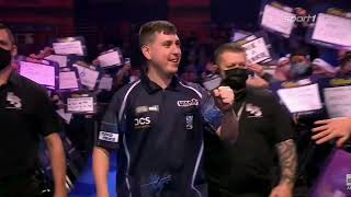 William Borland Walk on  World Darts Championship 2022 Round 2 [upl. by Alinna24]