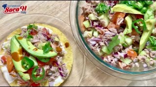 Ceviche de Atún  Receta Economica Fácil y Deliciosa [upl. by Aubrey51]