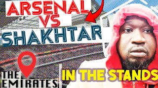 IN THE STANDS Not Enjoyin  strictostrict  ARSENAL 1 0 Shakhtarvlog fancam AFTVSTRICTO [upl. by Annaitsirk]