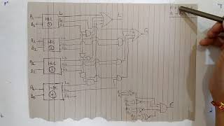 4Bit Comparator Using 1Bit Comparator  Digital Circuits and Logic Design [upl. by Boucher721]