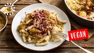 Älplermagronen Rezept  Vegan  VEGANE Älplermagronen [upl. by Shane]