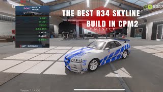 Ultimate R34 Skyline Tune For New Update Car parking multiplayer 2 [upl. by Proctor]