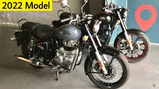 Royal Enfield New Classic 350 Redditch Grey vs Stealth Black Comparison In Hindi [upl. by Mohun]