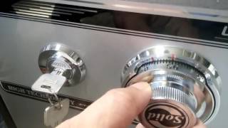 Solid Safe  How to unlock combination lock [upl. by Inaleon]