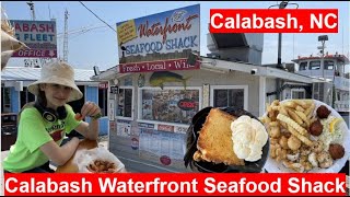 Calabash Waterfront Seafood Shack  Fresh Seafood on the Waterfront  Calabash NC [upl. by Heinrik32]