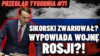 POLSKA WYŚLE WOJSKO NA UKRAINĘ SIKORSKI WYPOWIEDZIAŁ DYPLOMATYCZNĄ WOJNĘ ROSJI [upl. by Reerg]