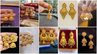 earring design gold earrings design jhumka design [upl. by Negyam]