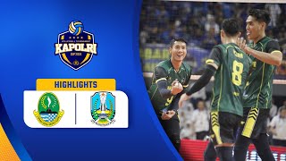 Highlight Kapolri Cup 2024 Putra  Jawa Barat vs Jawa Timur 13  Moji [upl. by Anihsat]