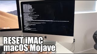 How to Restore Reset a iMac to Factory Settings ║ macOS Mojave [upl. by Florenza147]