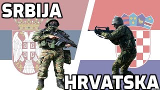 Poređenje Vojska Srbije protiv Hrvatska Vojska  Comparison Serbian Army Vs Croatian Army [upl. by Moreville]