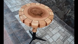 Ash tree swivel stool [upl. by Dalenna]