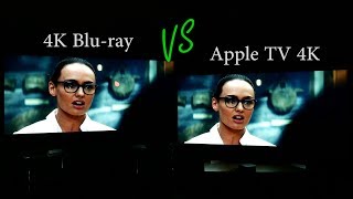 Apple TV 4K iTunes Movies Dolby Vision HDR vs 4K Bluray [upl. by Suivatna430]