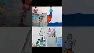 4 Emotional video shorts youtubeshorts art drawing sojibdrawingbook [upl. by Novar47]