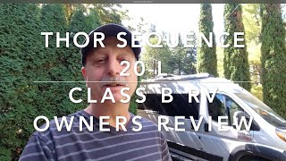 Van Tour  Thor Sequence 20L Class B RV Review [upl. by Sennahoj]