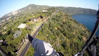 Parapendio Lago di Castel Gandolfo  Castelli Romani [upl. by Ramyaj118]