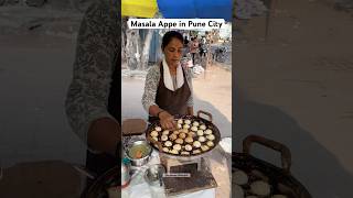 Hardworking lady sells appe on the streets of Pune city [upl. by Ahsial576]